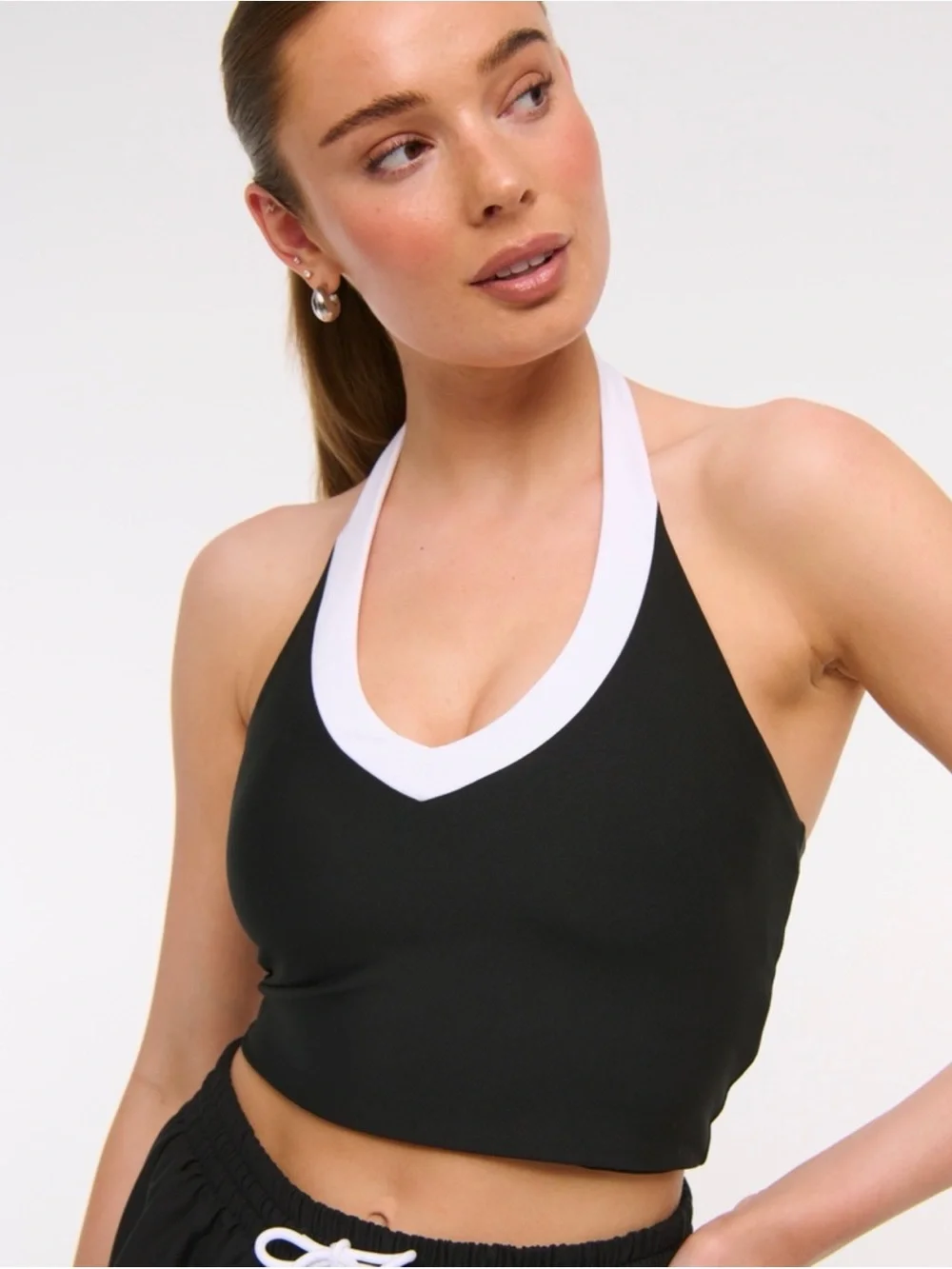 Abercrombie & Fitch YPB sculptLUX Halter Tank -